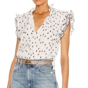 Ganni‎ | Pleated Georgette Top